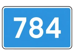 Дорожный знак 6.13 Километровый знак (3 цифры)