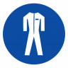 Знак M07 Работать в защитной одежде •ГОСТ 12.4.026-2015• (Пластик 200 х 200)